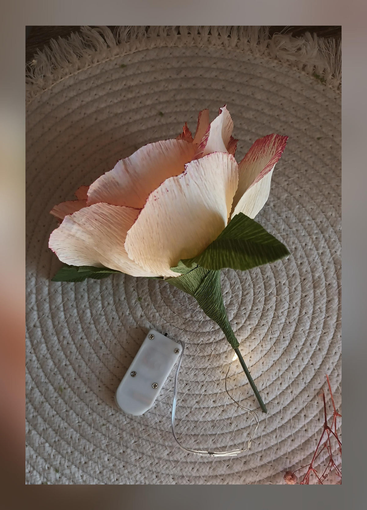 Fleur lumineuse petit format