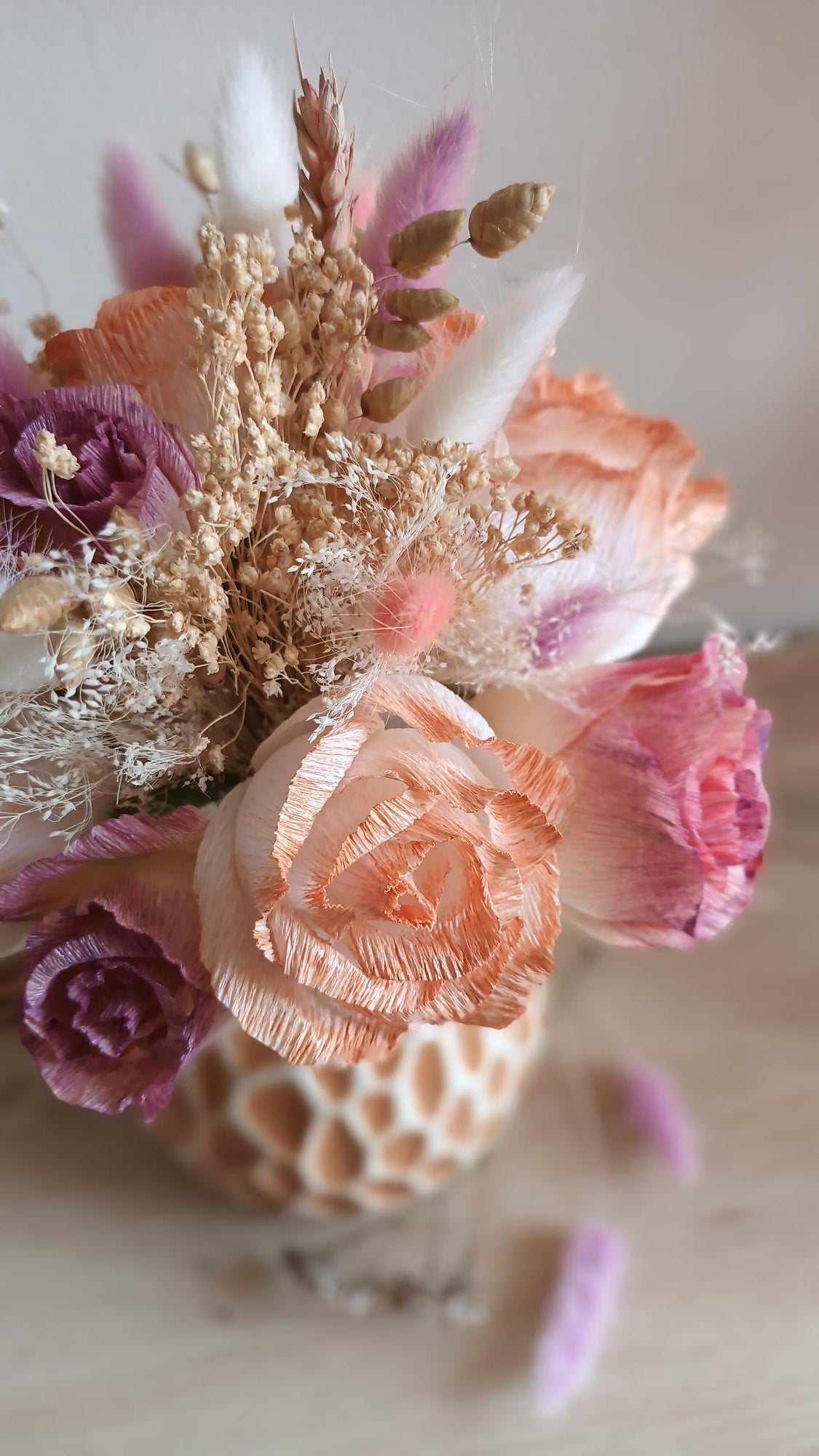 Bouquet douceur bohème