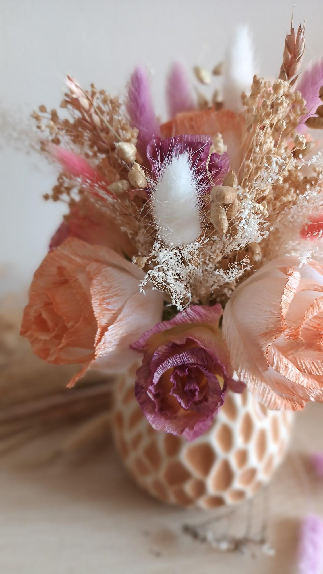 Bouquet douceur bohème