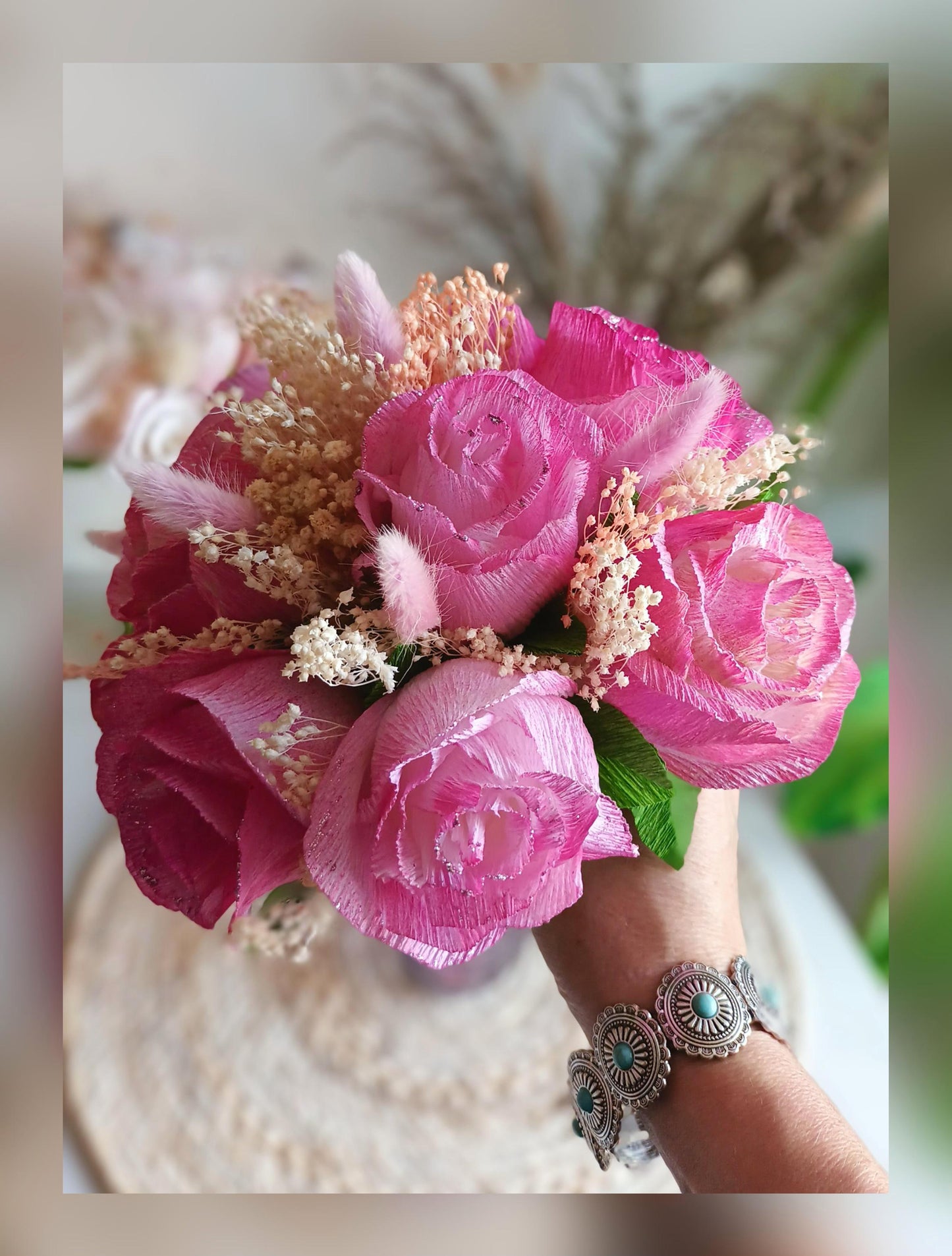 Bouquet rose girly