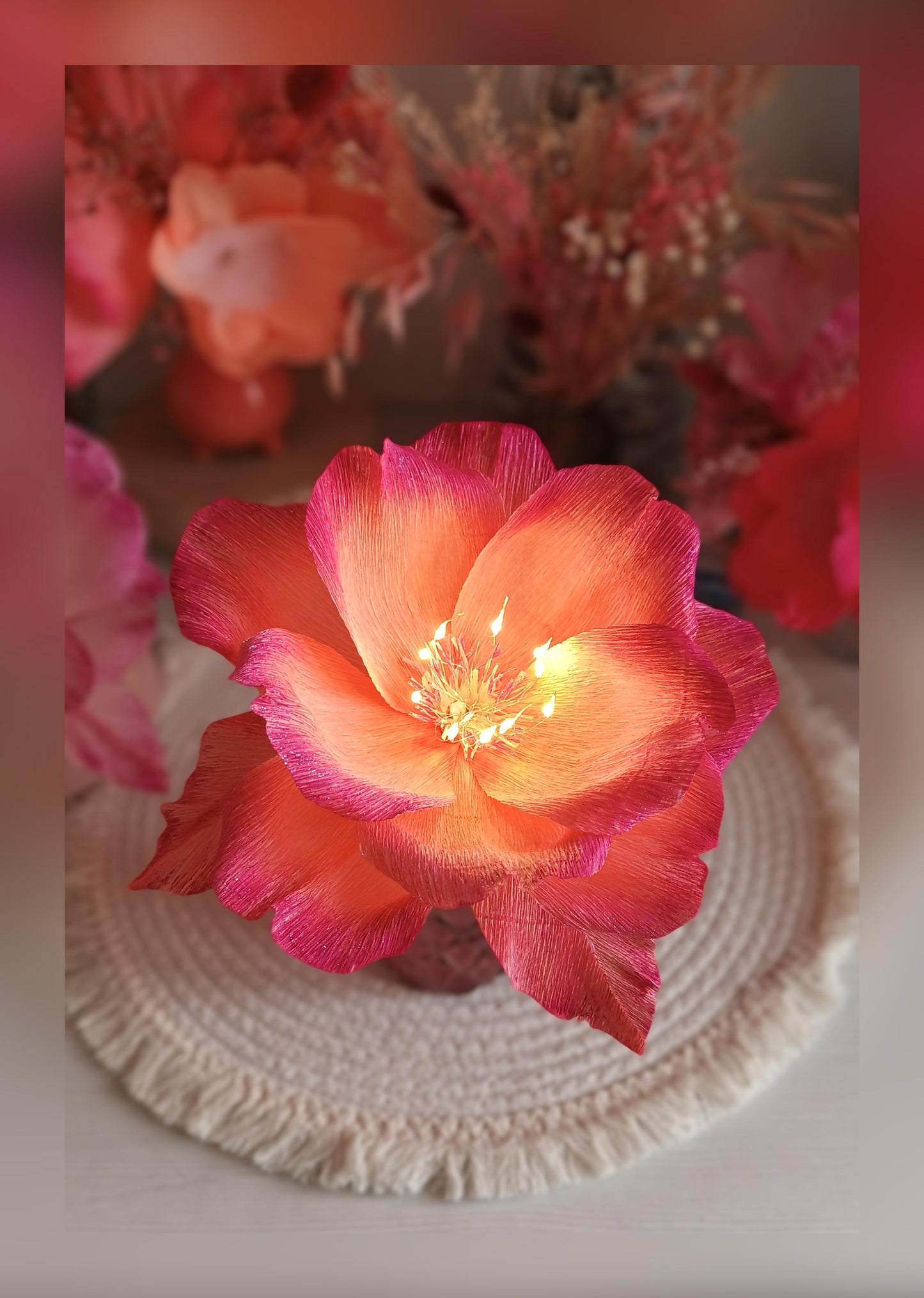 Fleur lumineuses petit format