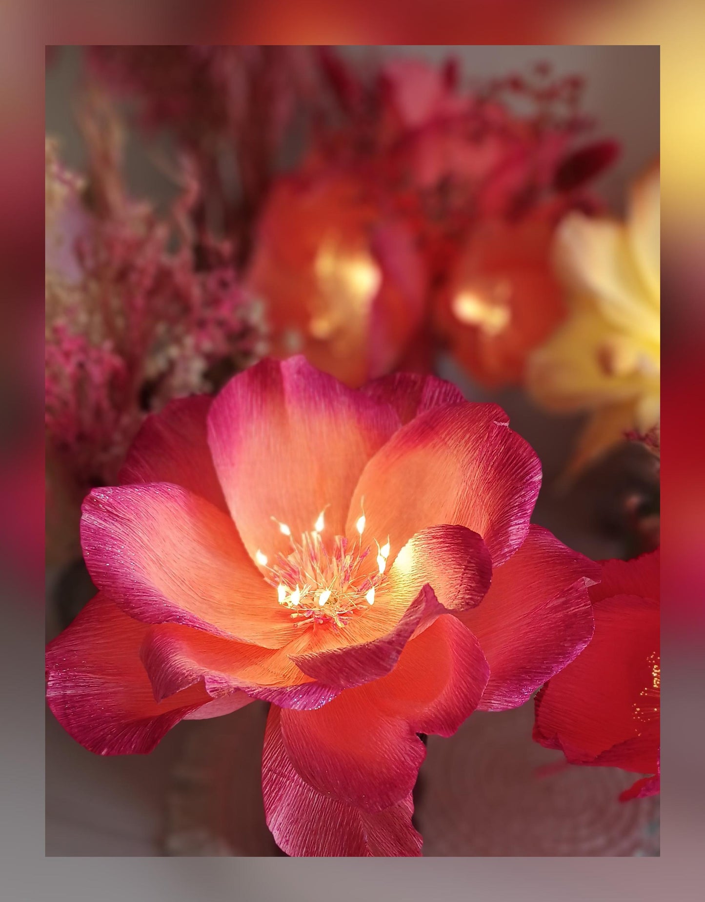 Fleur lumineuses petit format