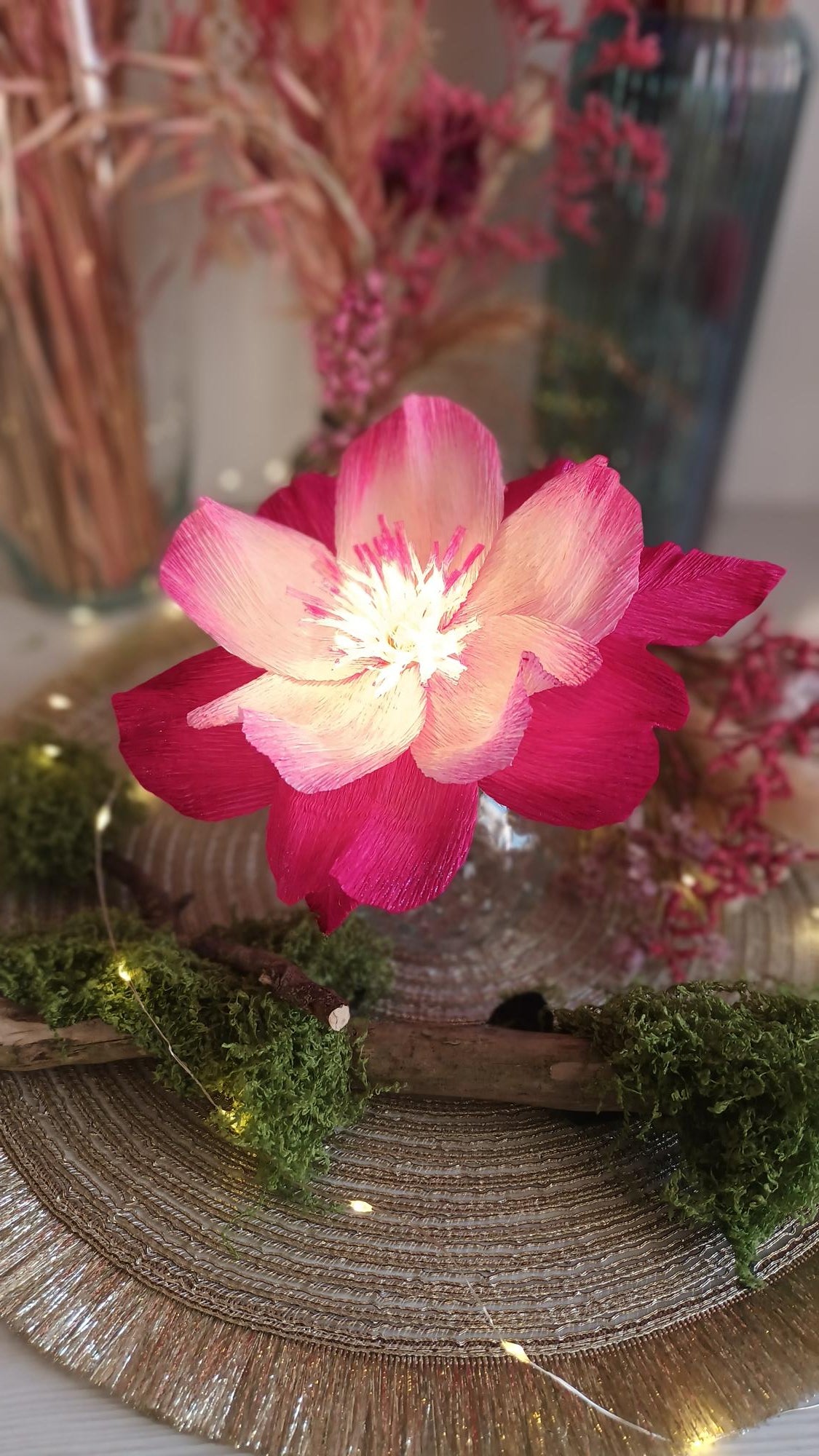 Fleur lumineuse petit format