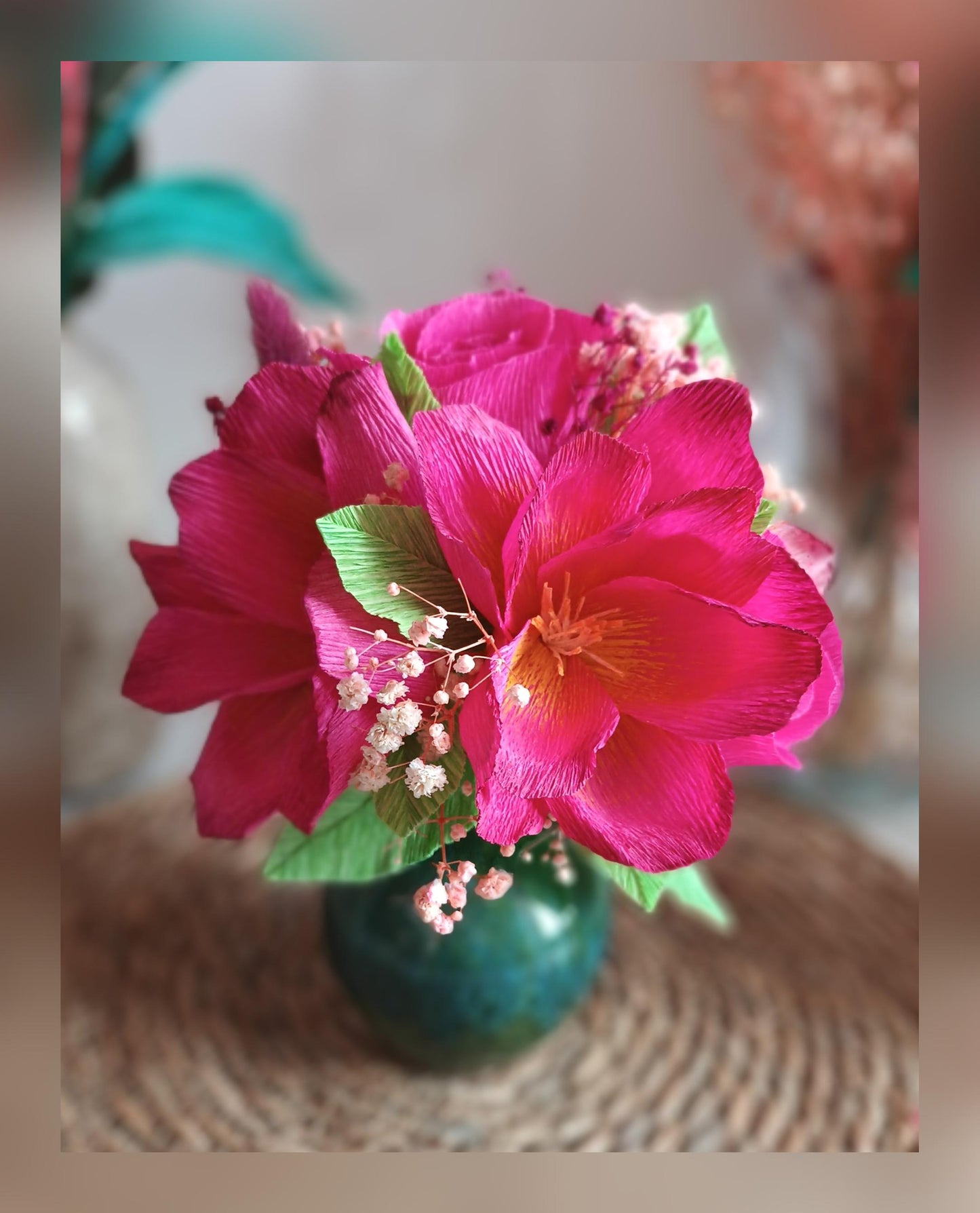 Bouquet nuances de rose