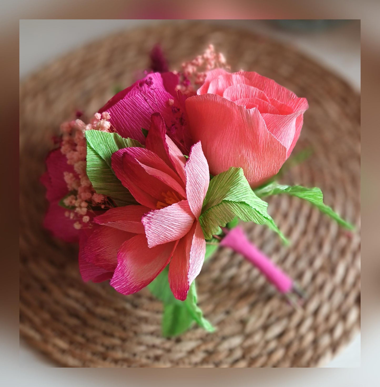 Bouquet nuances de rose