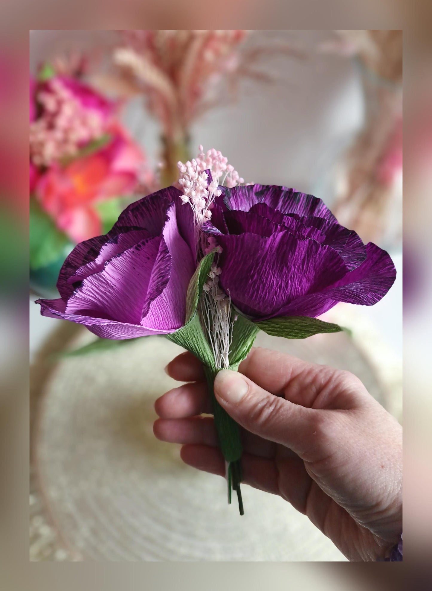 Bouquet tons violets