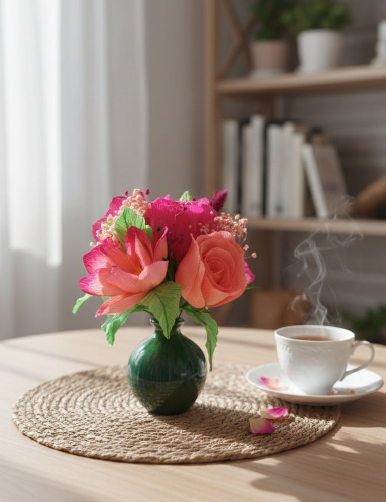 Bouquet nuances de rose