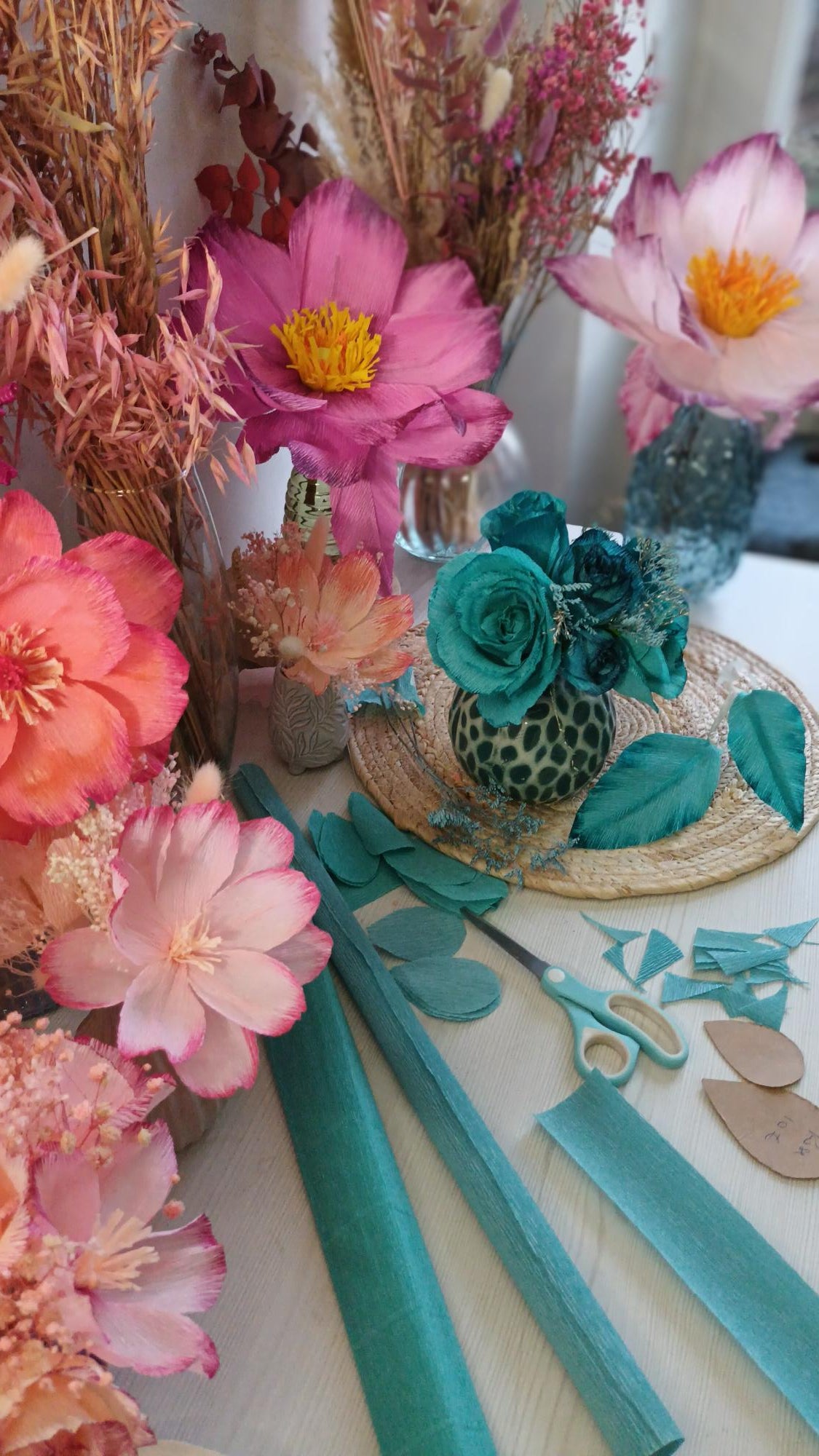 Bouquet turquoise