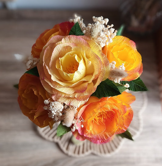 Bouquet pivoines