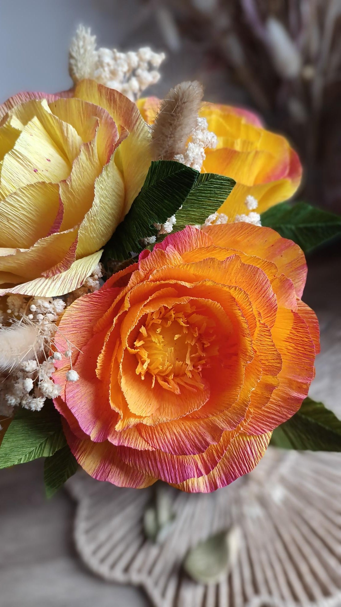 Bouquet pivoines