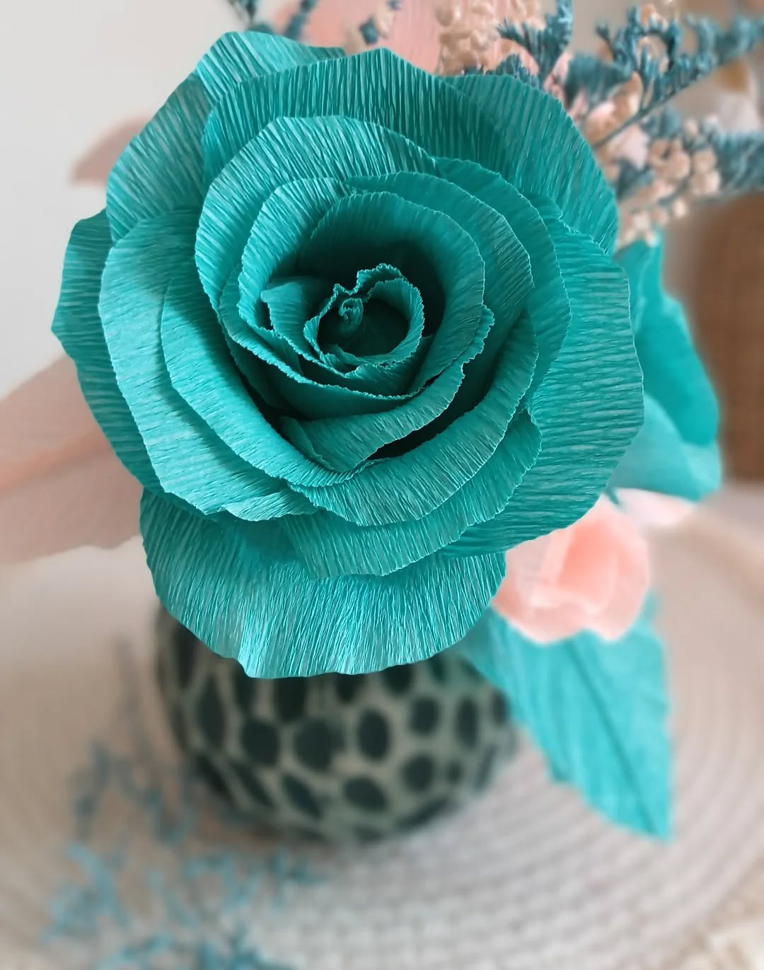 Bouquet duo bleu / rose