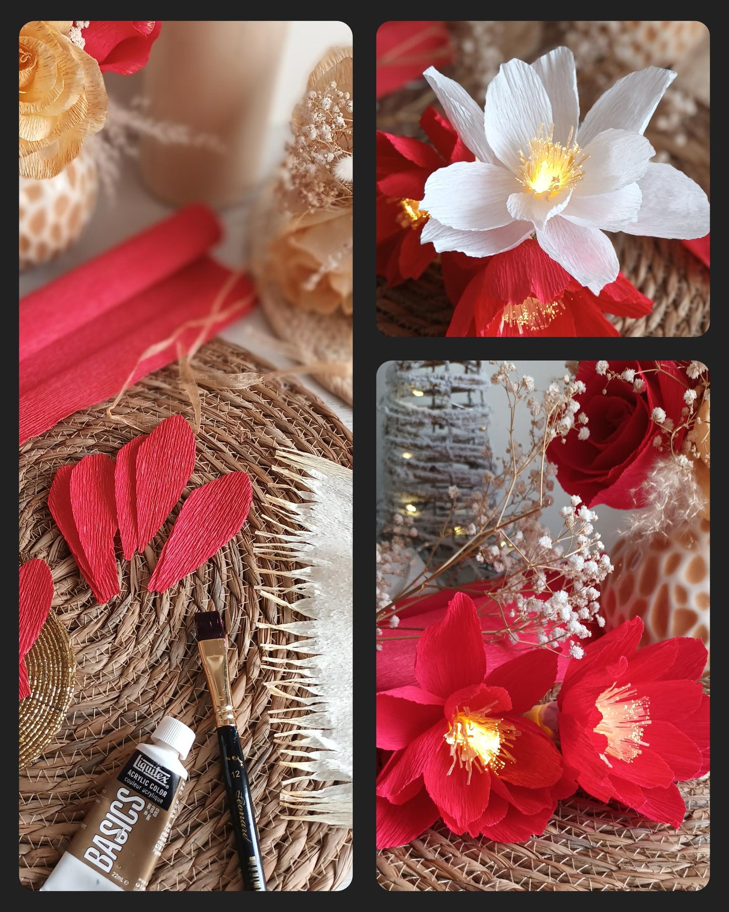 Bouquet lumineux "collection Noël "