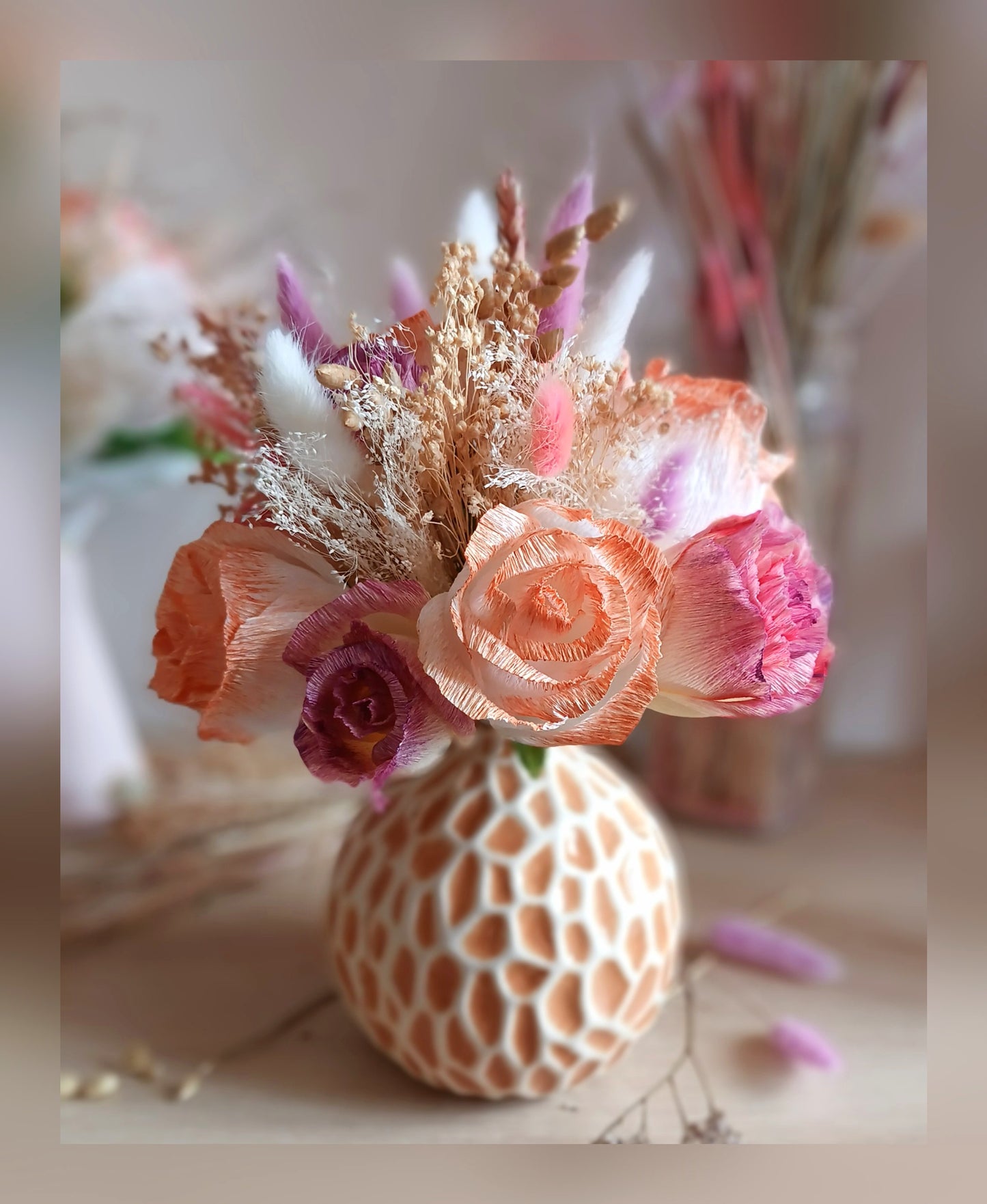 Bouquet douceur bohème