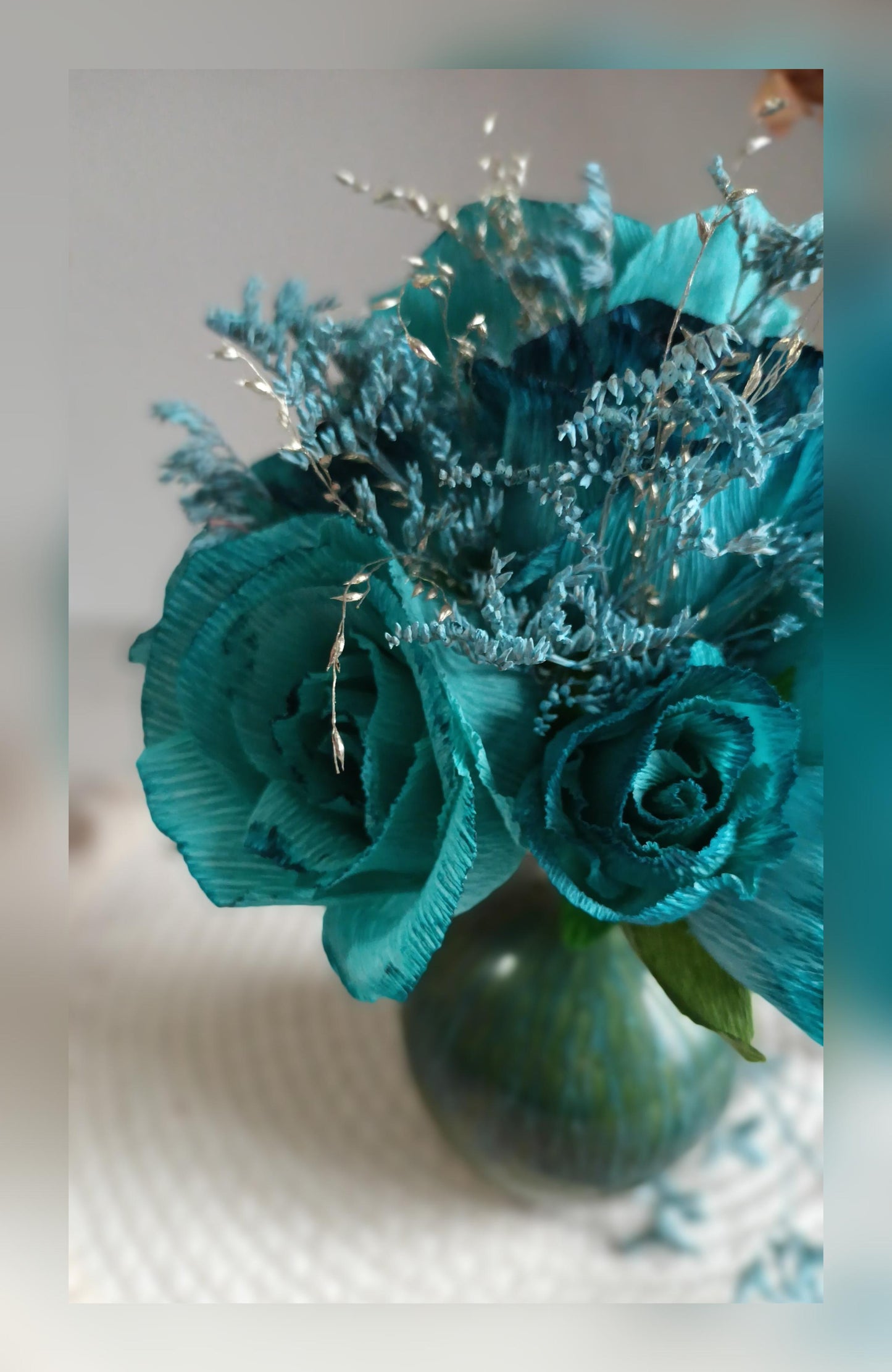Bouquet turquoise