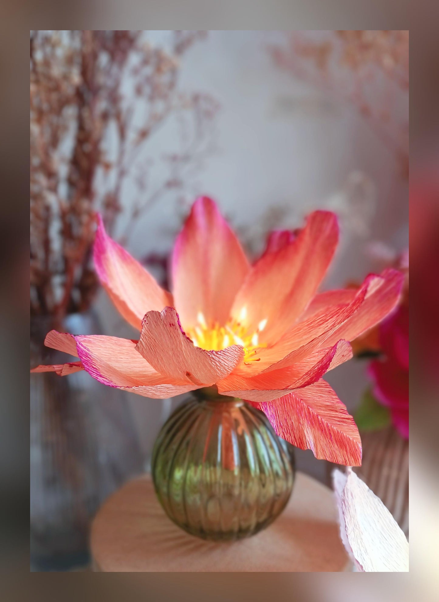 Fleur lumineuse Lotus petit modèle