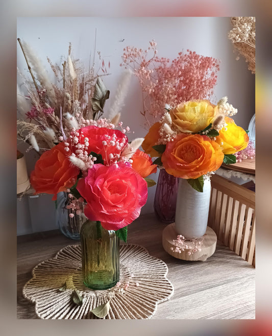 Bouquet pivoines