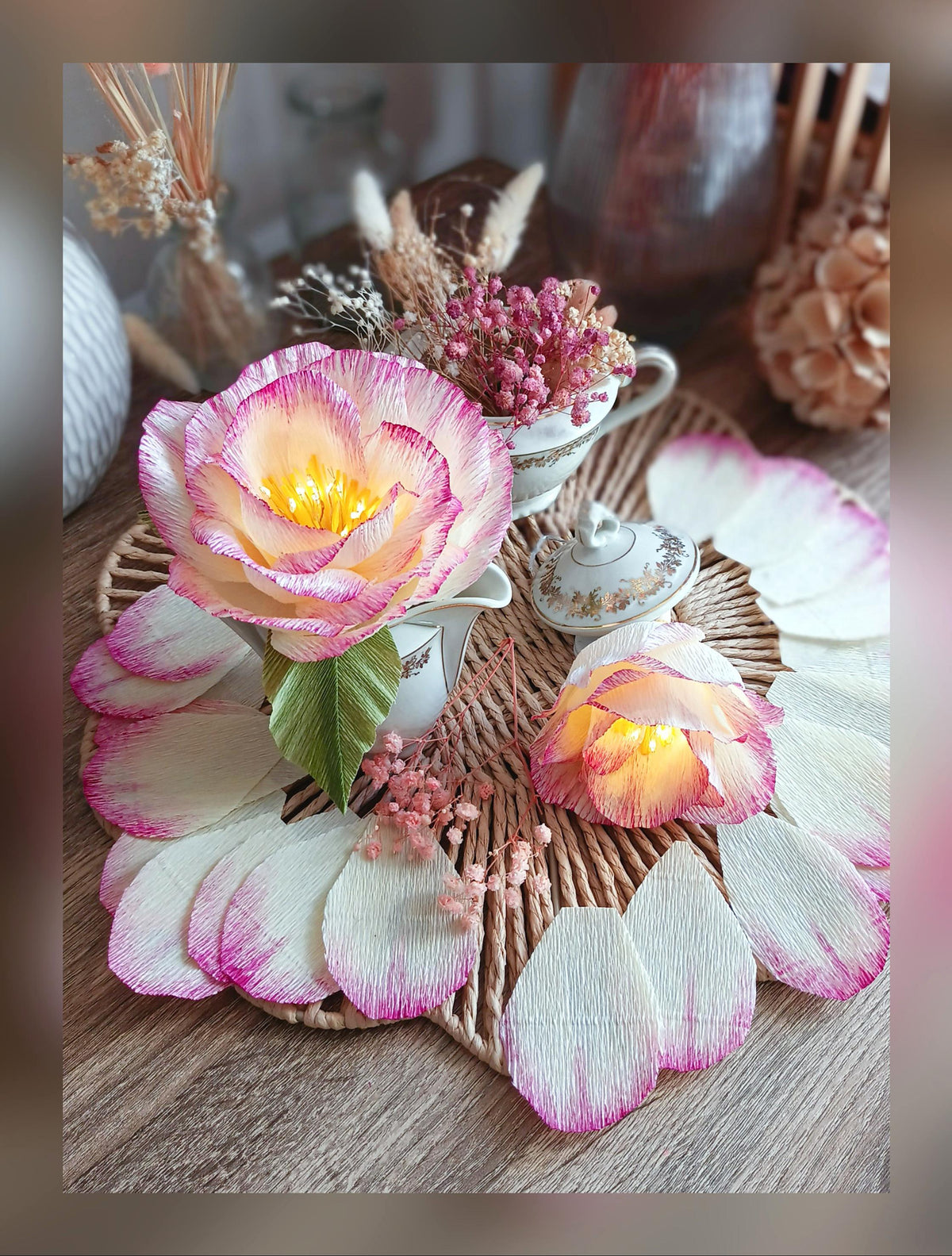 Fleur lumineuse petit format