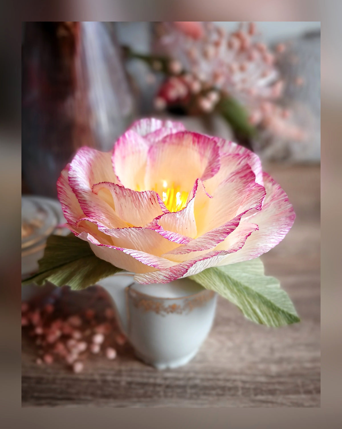 Fleur lumineuse petit format