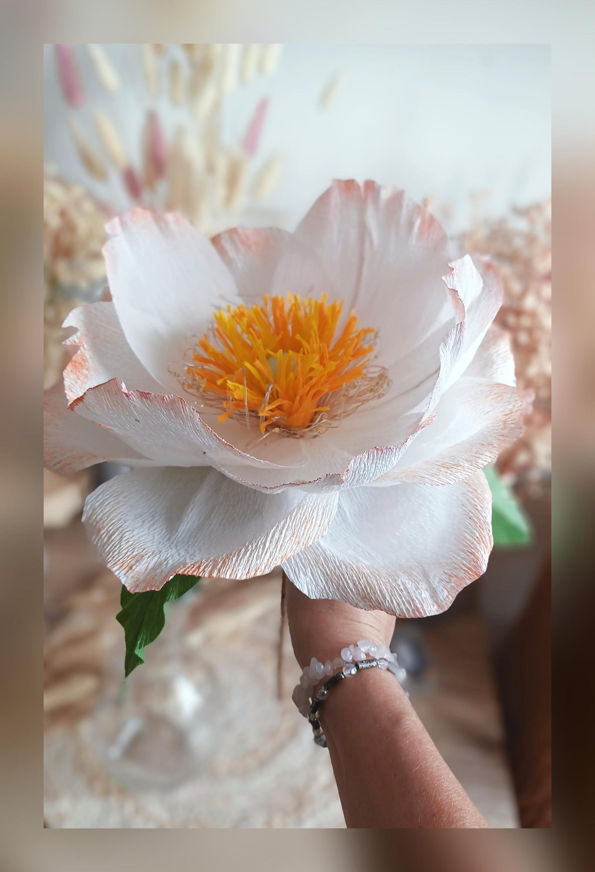 Fleur lumineuse grand format
