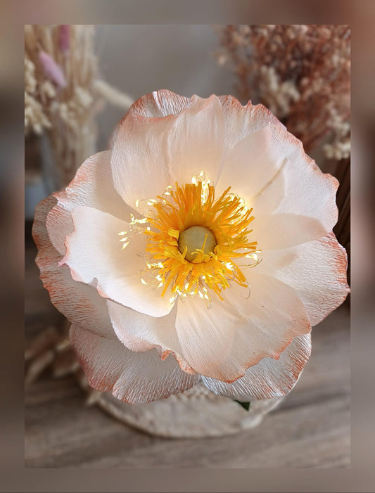 Fleur lumineuse grand format